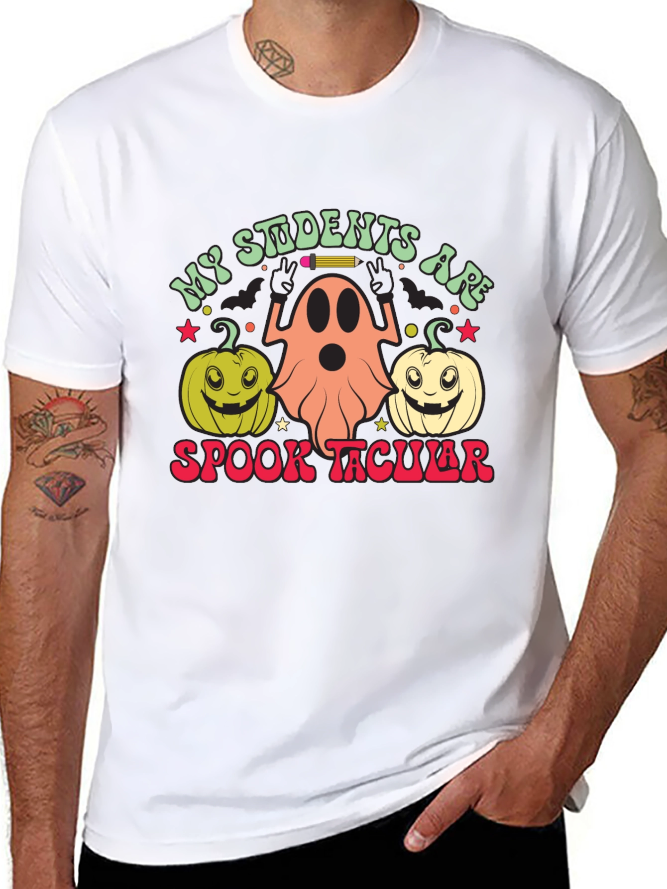 Spooktacular Teacher Halloween T-Shirt