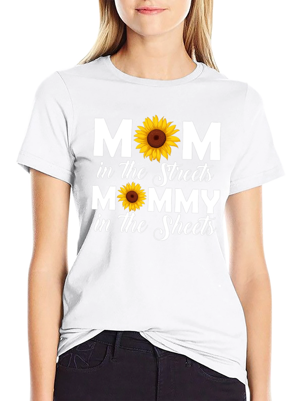 Mom Sunflower Graphic Tee