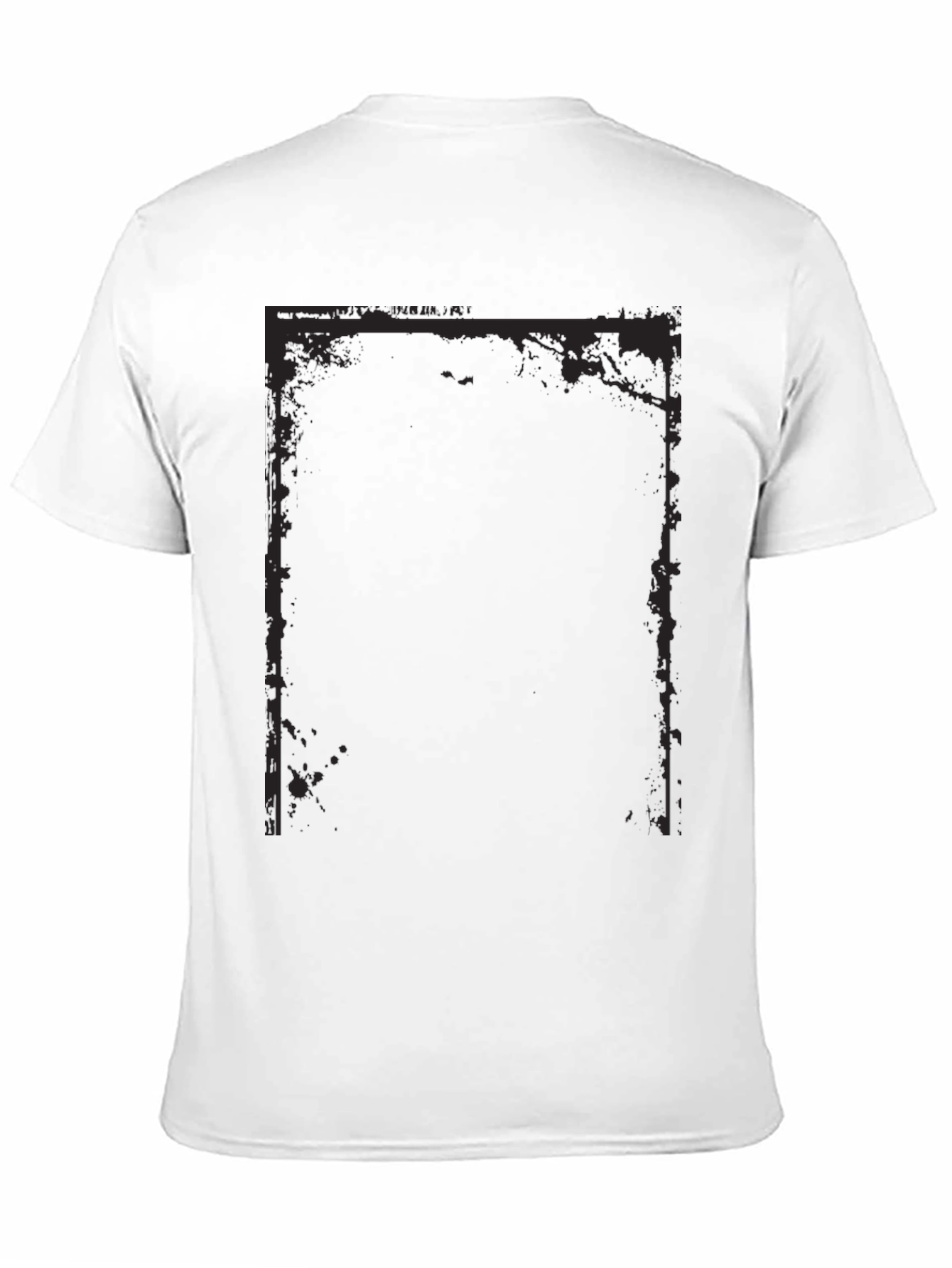 Edgy Graphic Tee - Black Cotton Blend