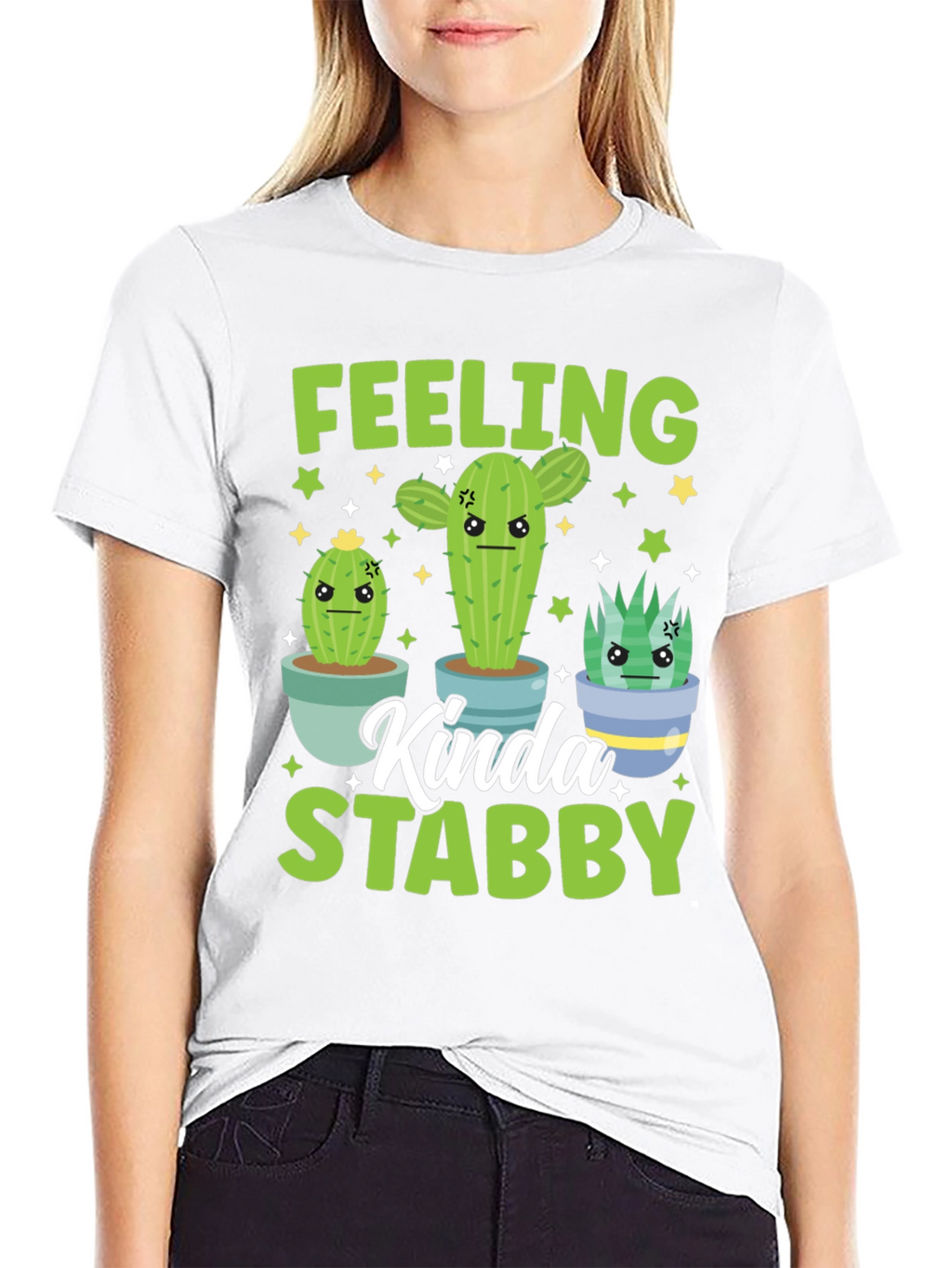 Feeling Kinda Stabby Cactus Graphic Tee
