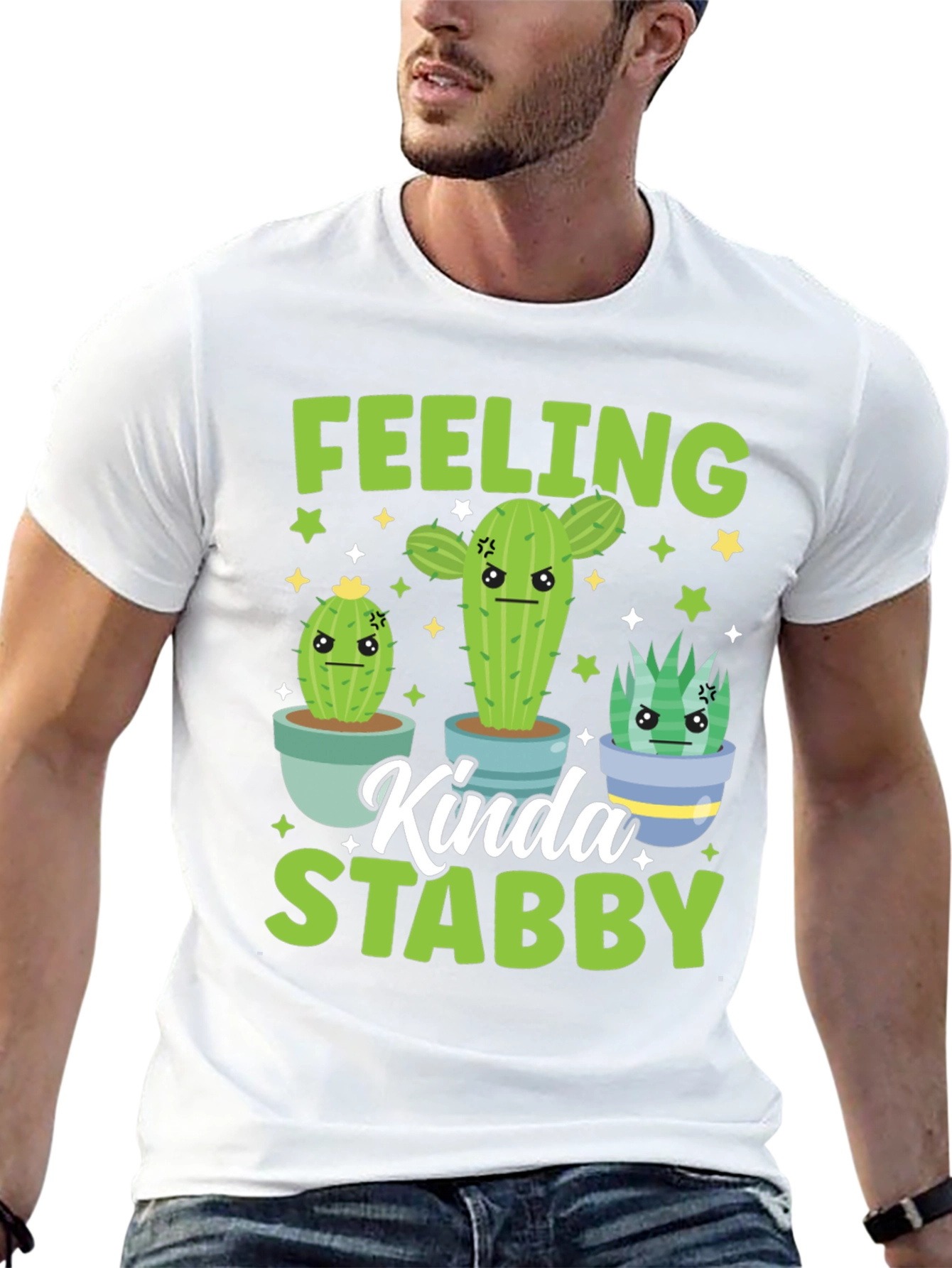 Feeling Kinda Stabby Cactus Graphic Tee