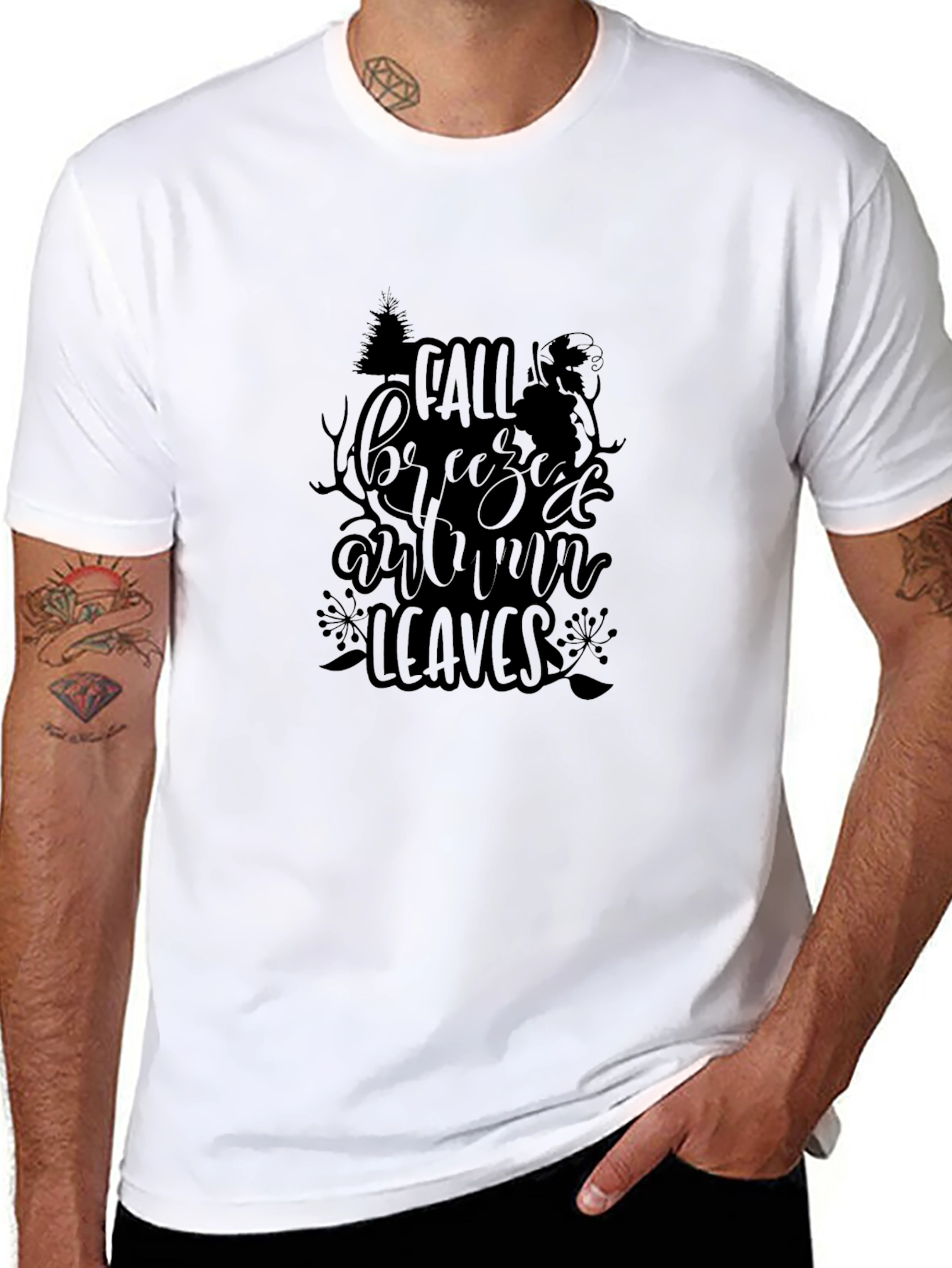 Fall Breeze Autumn Leaves T-Shirt