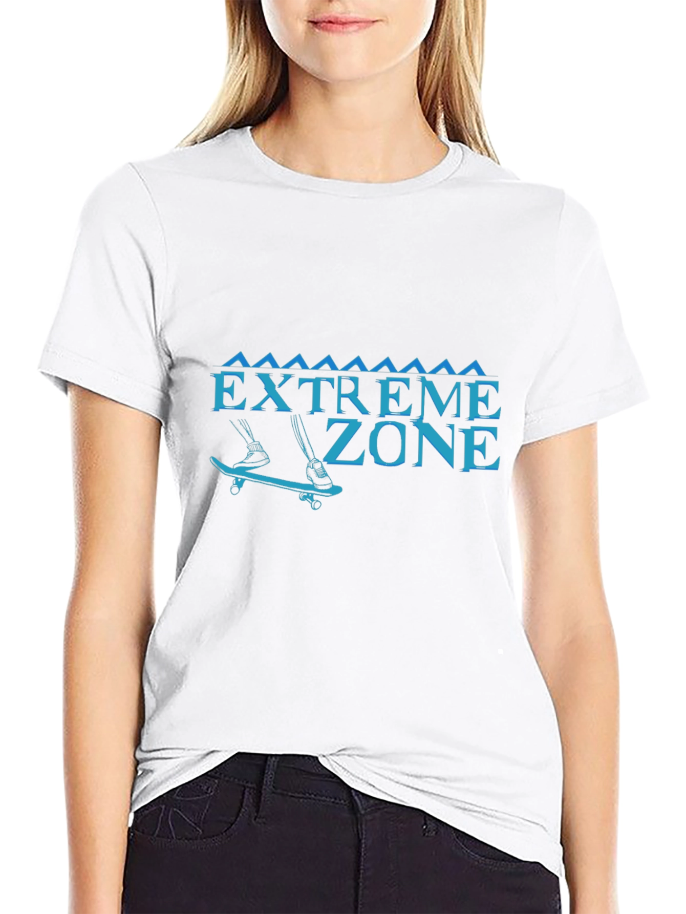 Extreme Zone Skater T-Shirt - Black