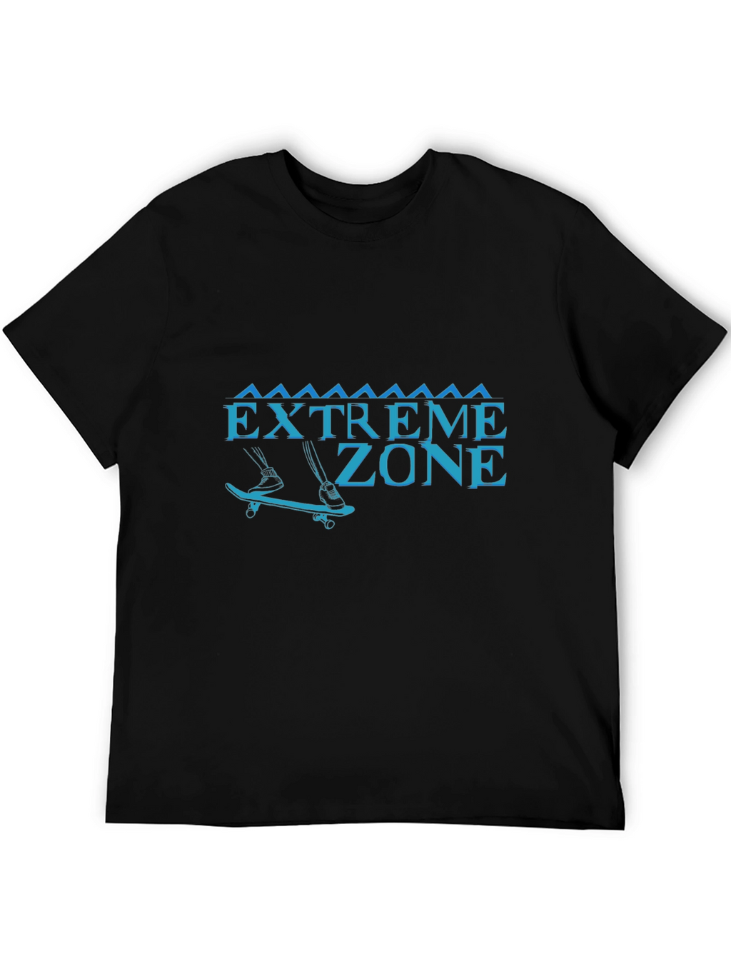 Extreme Zone Skater T-Shirt - Black