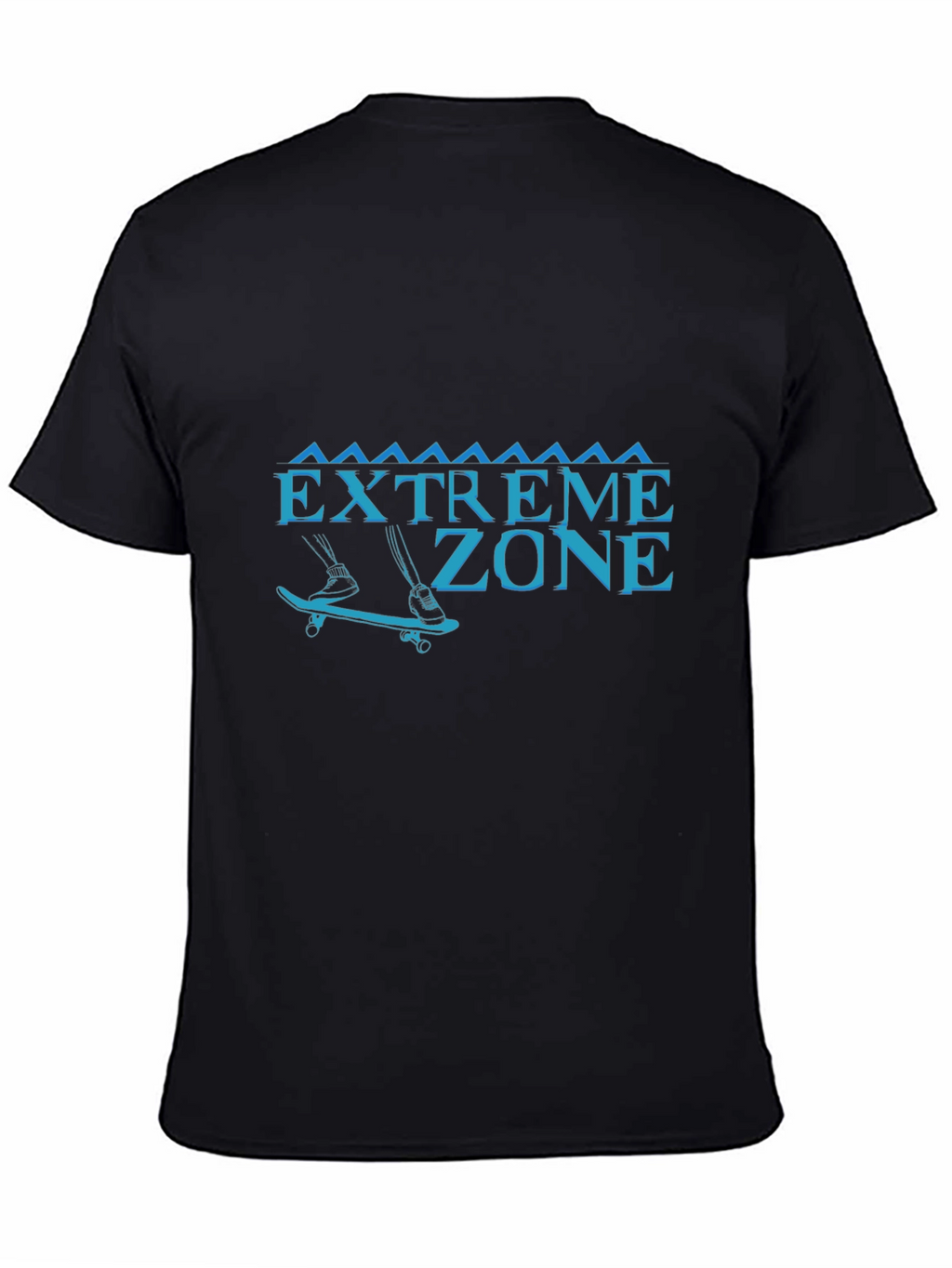 Extreme Zone Skater T-Shirt - Black
