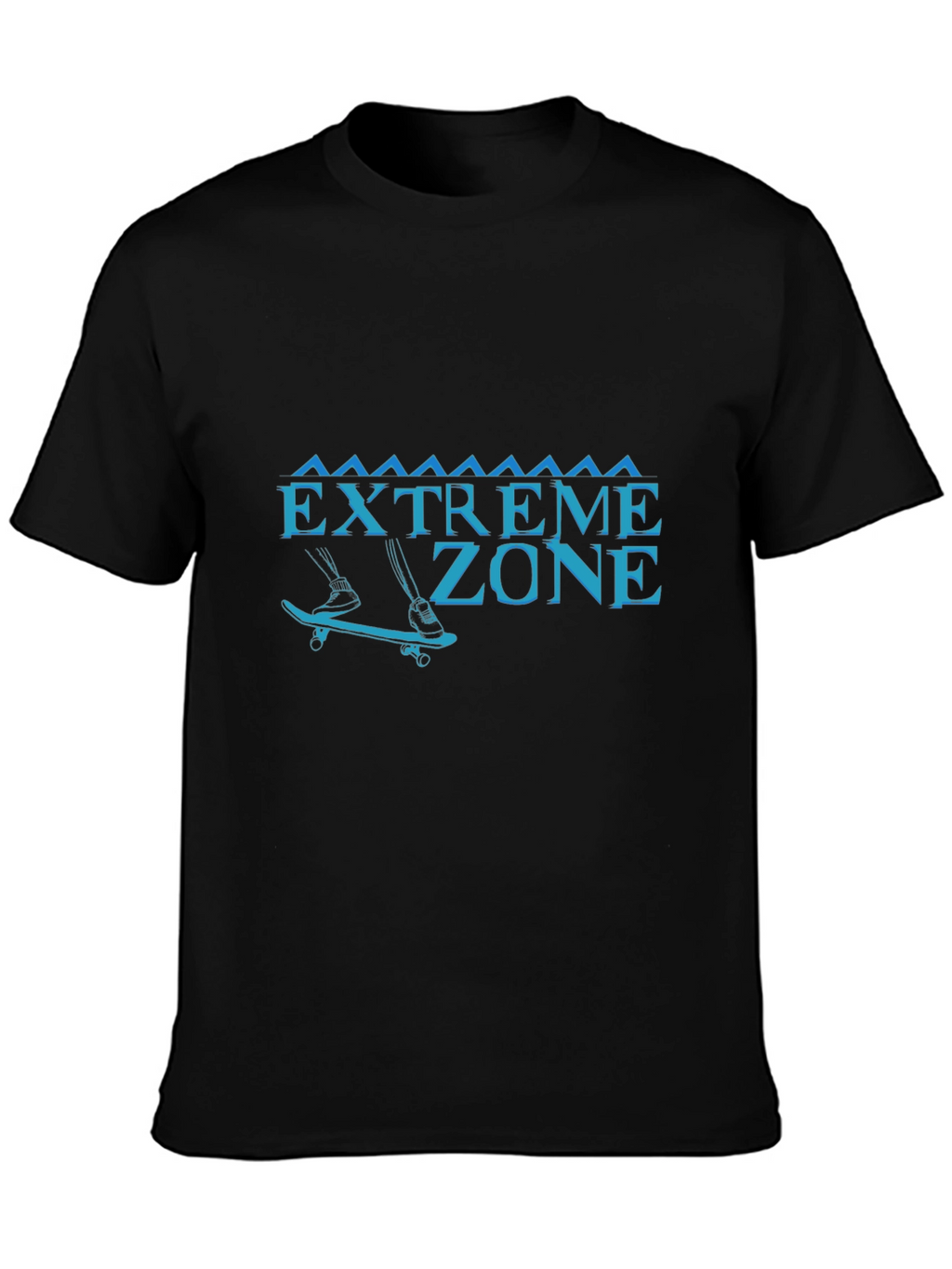 Extreme Zone Skater T-Shirt - Black
