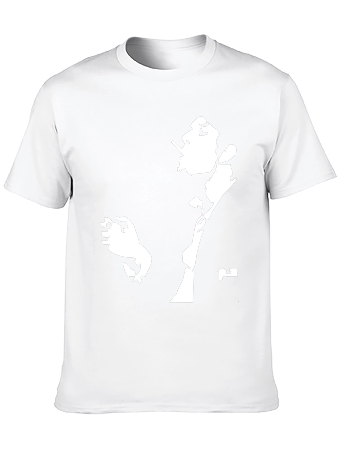 Silhouette Smoking Man Black Graphic Tee