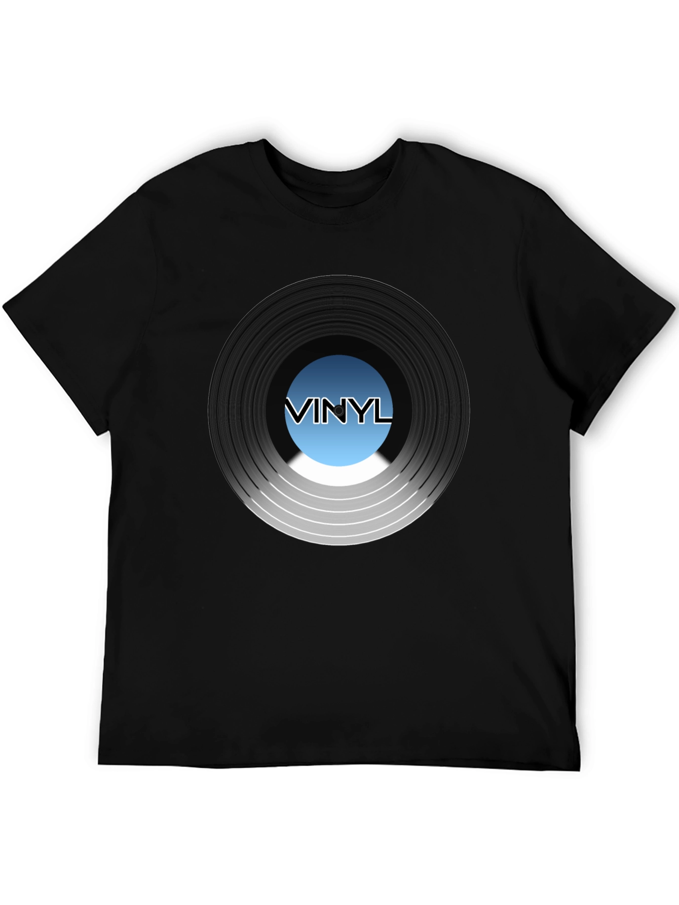 Vinyl Record Graphic T-Shirt - Music Lover Tee