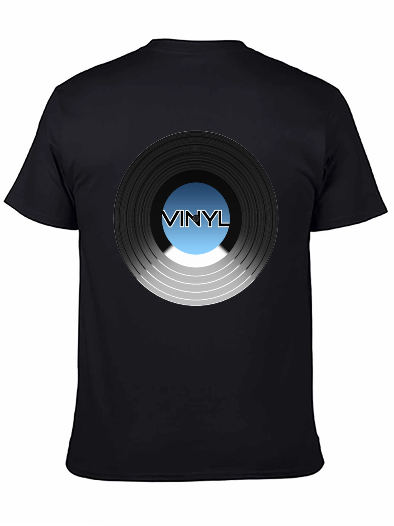 Vinyl Record Graphic T-Shirt - Music Lover Tee