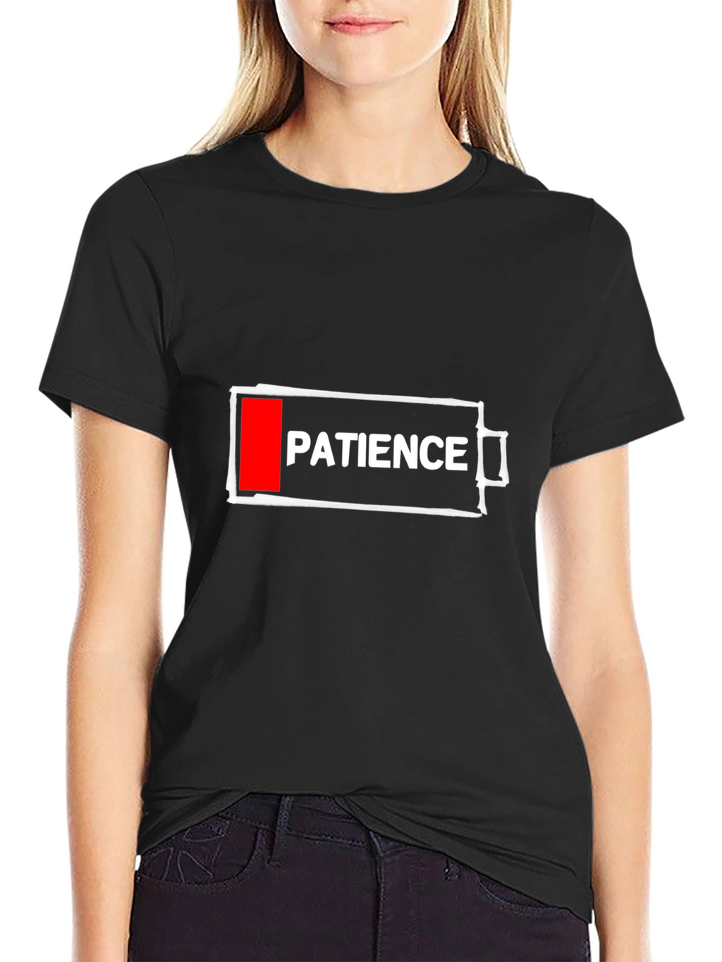 Low Patience Battery T-Shirt - Black