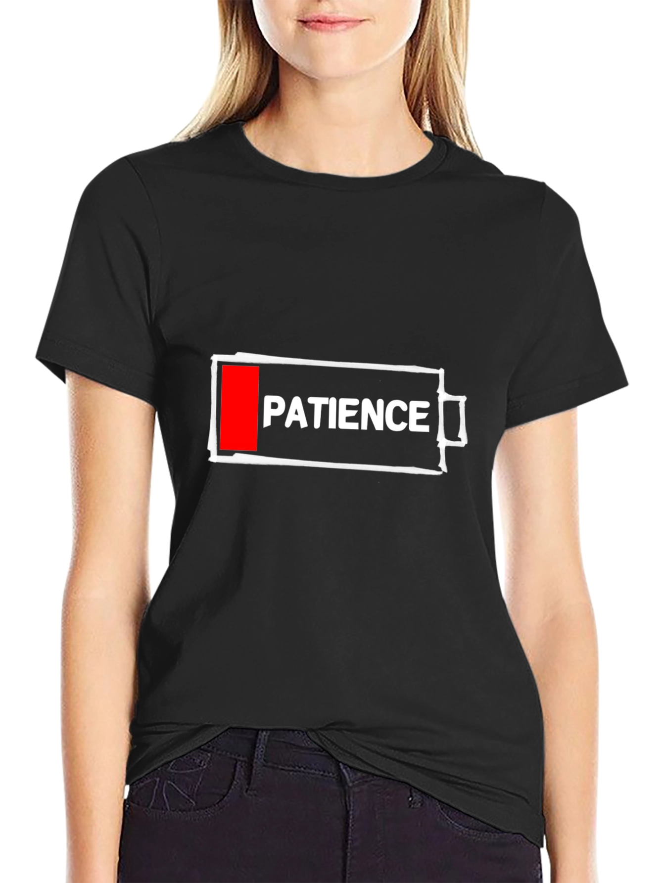Low Patience Battery T-Shirt - Black