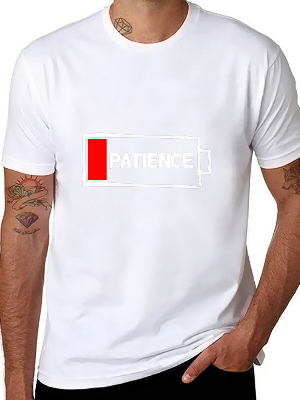 Low Patience Battery T-Shirt - Black
