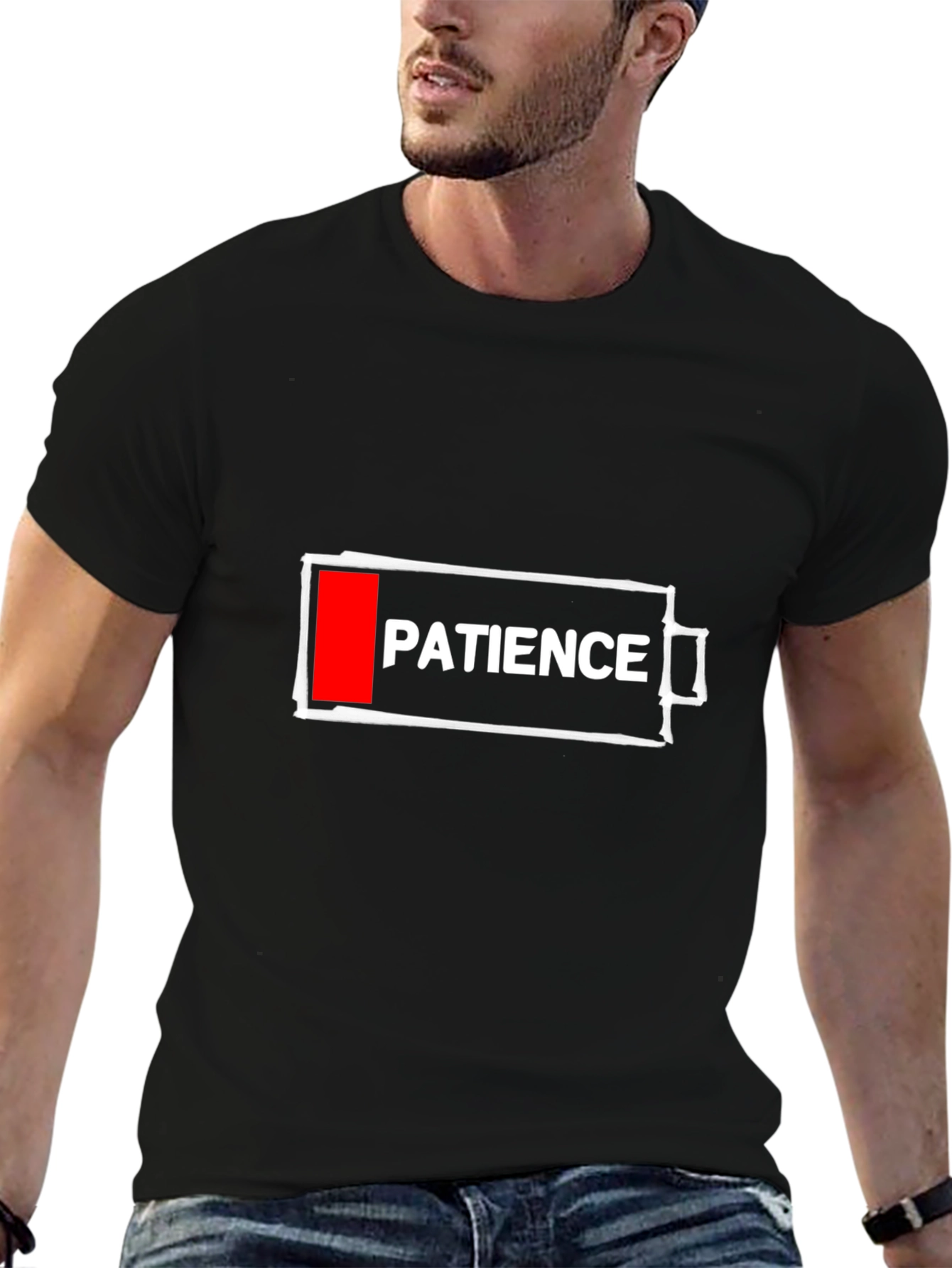 Low Patience Battery T-Shirt - Black