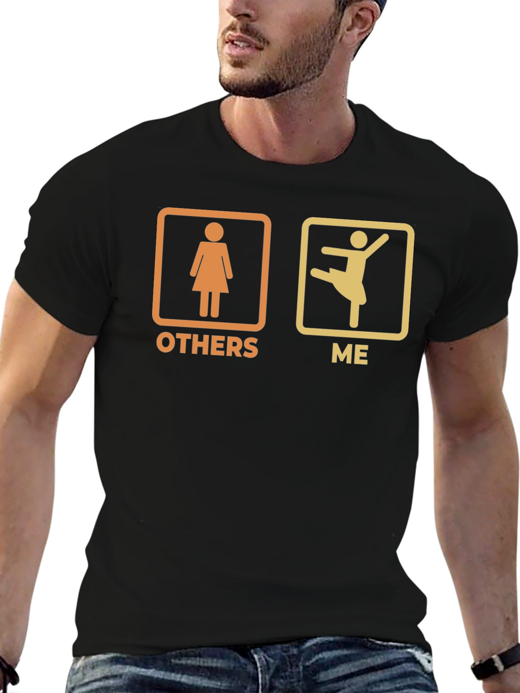 Ballet Dancer Graphic Tee - Others vs. Me Design
