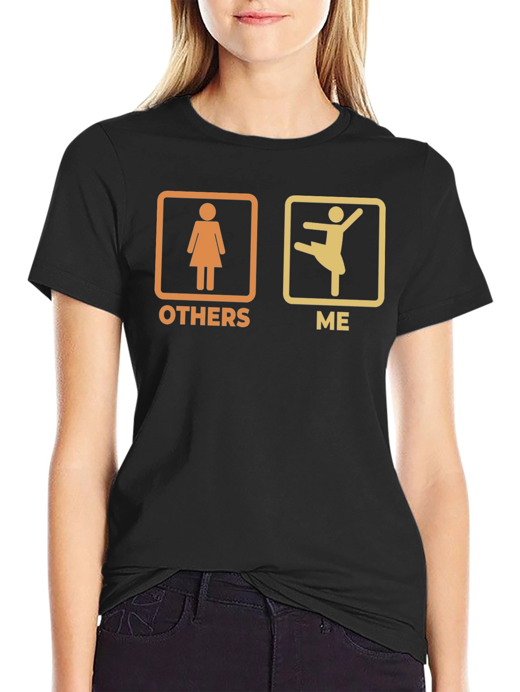 Ballet Dancer Graphic Tee - Others vs. Me Design