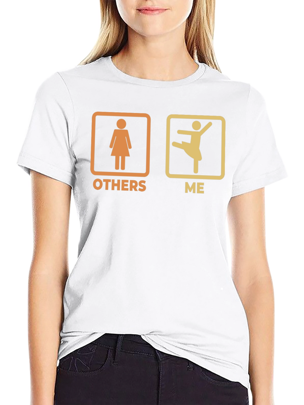 Ballet Dancer Graphic Tee - Others vs. Me Design