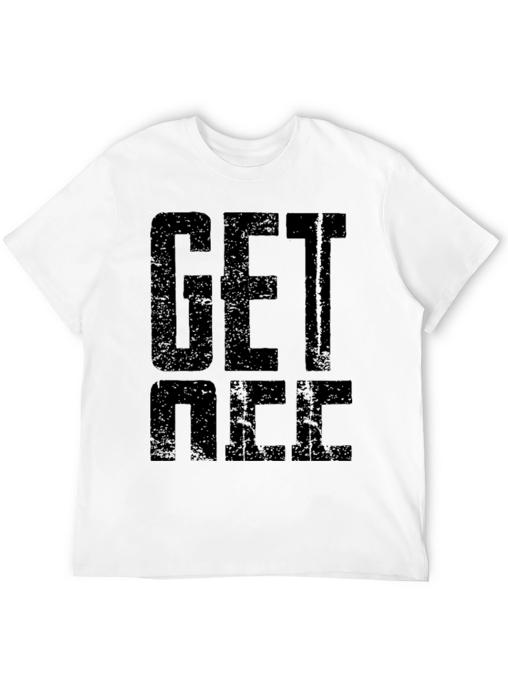 Get Nice Black Graphic T-Shirt
