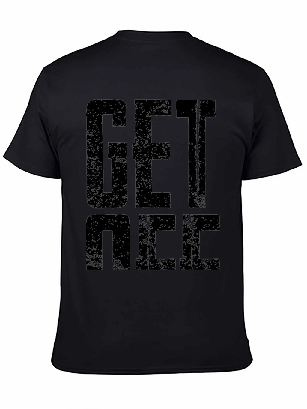 Get Nice Black Graphic T-Shirt