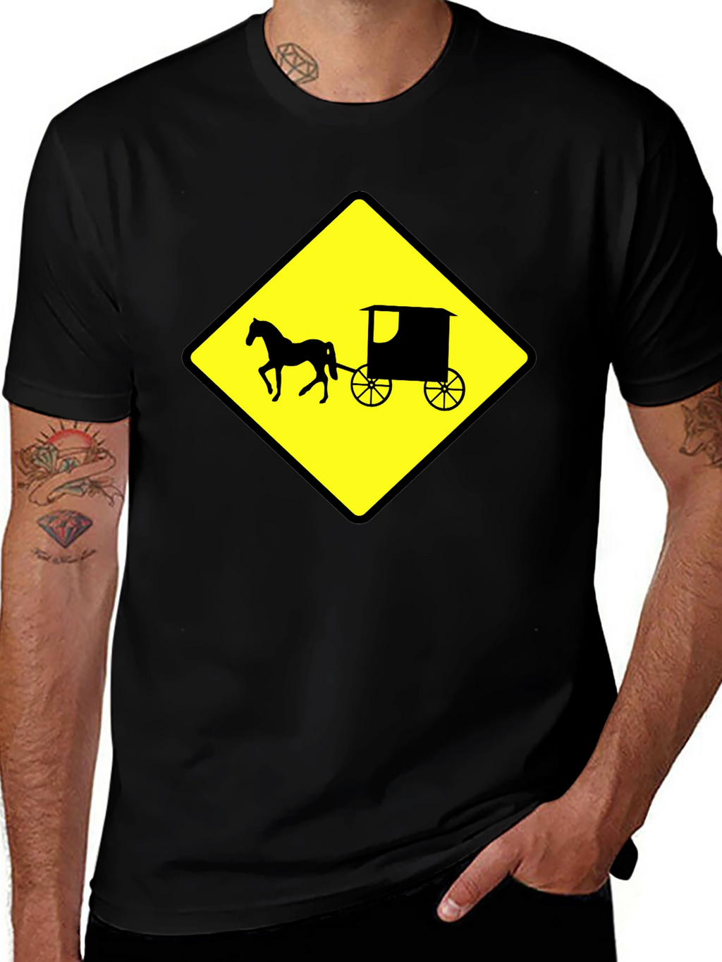 Horse & Buggy Crossing T-Shirt