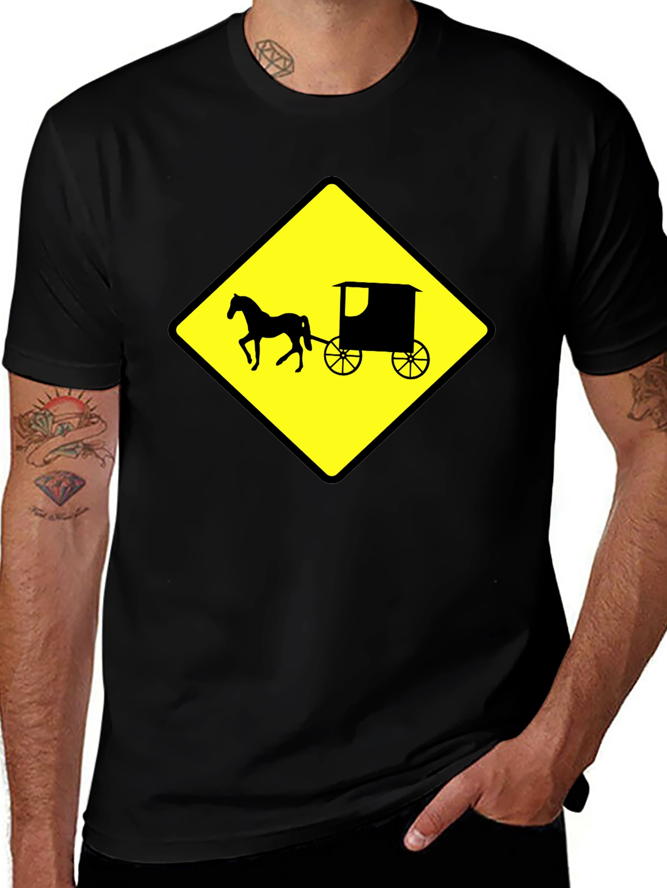 Horse & Buggy Crossing T-Shirt