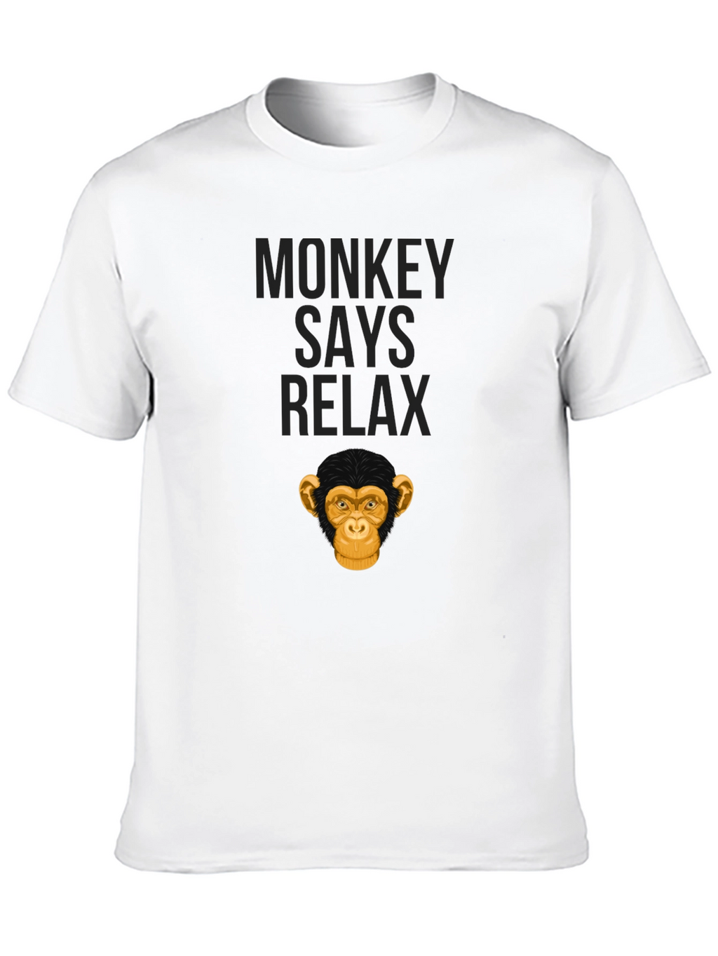 Monkey Says Relax Graphic T-Shirt