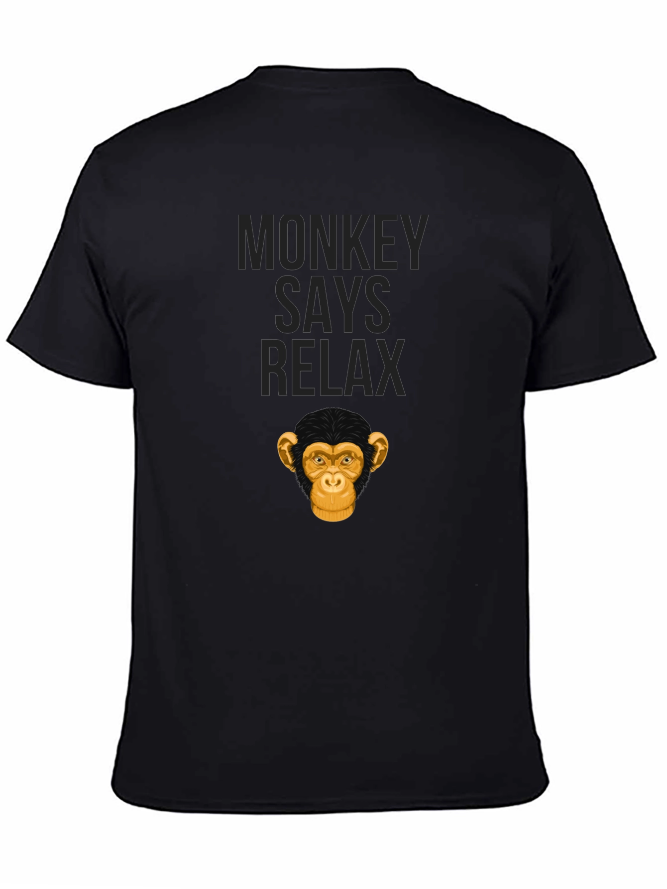 Monkey Says Relax Graphic T-Shirt
