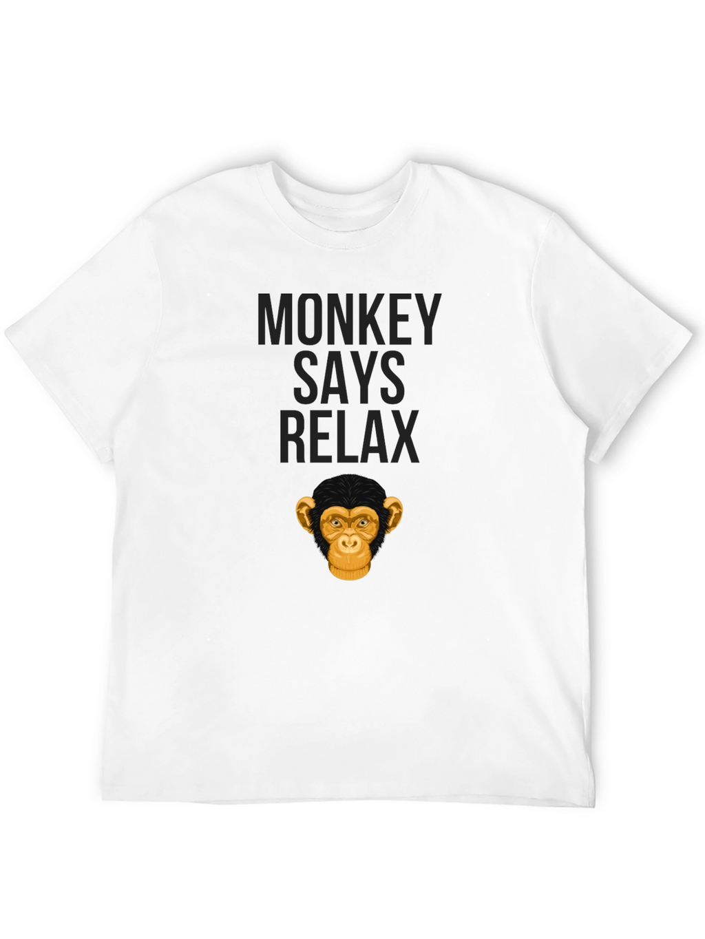 Monkey Says Relax Graphic T-Shirt