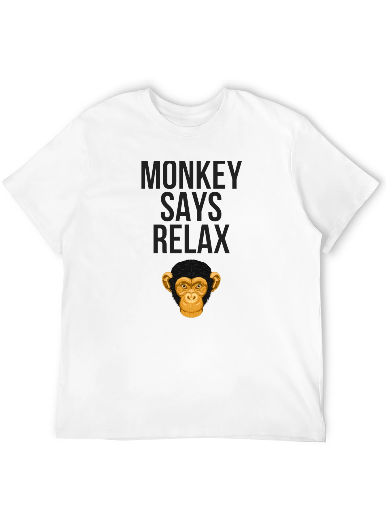 Monkey Says Relax Graphic T-Shirt