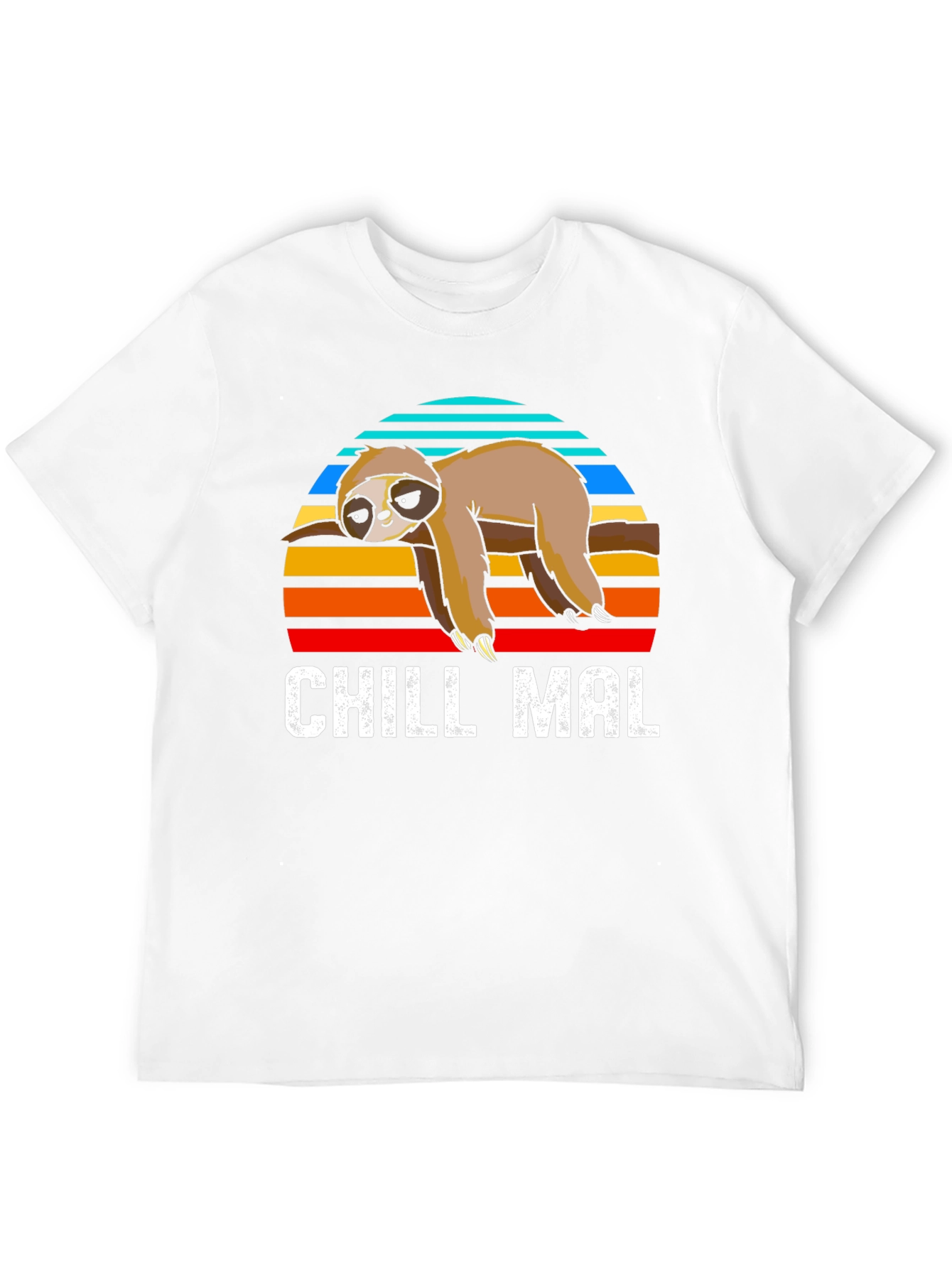 Chill Mal Sloth T-Shirt - Relaxed Comfort