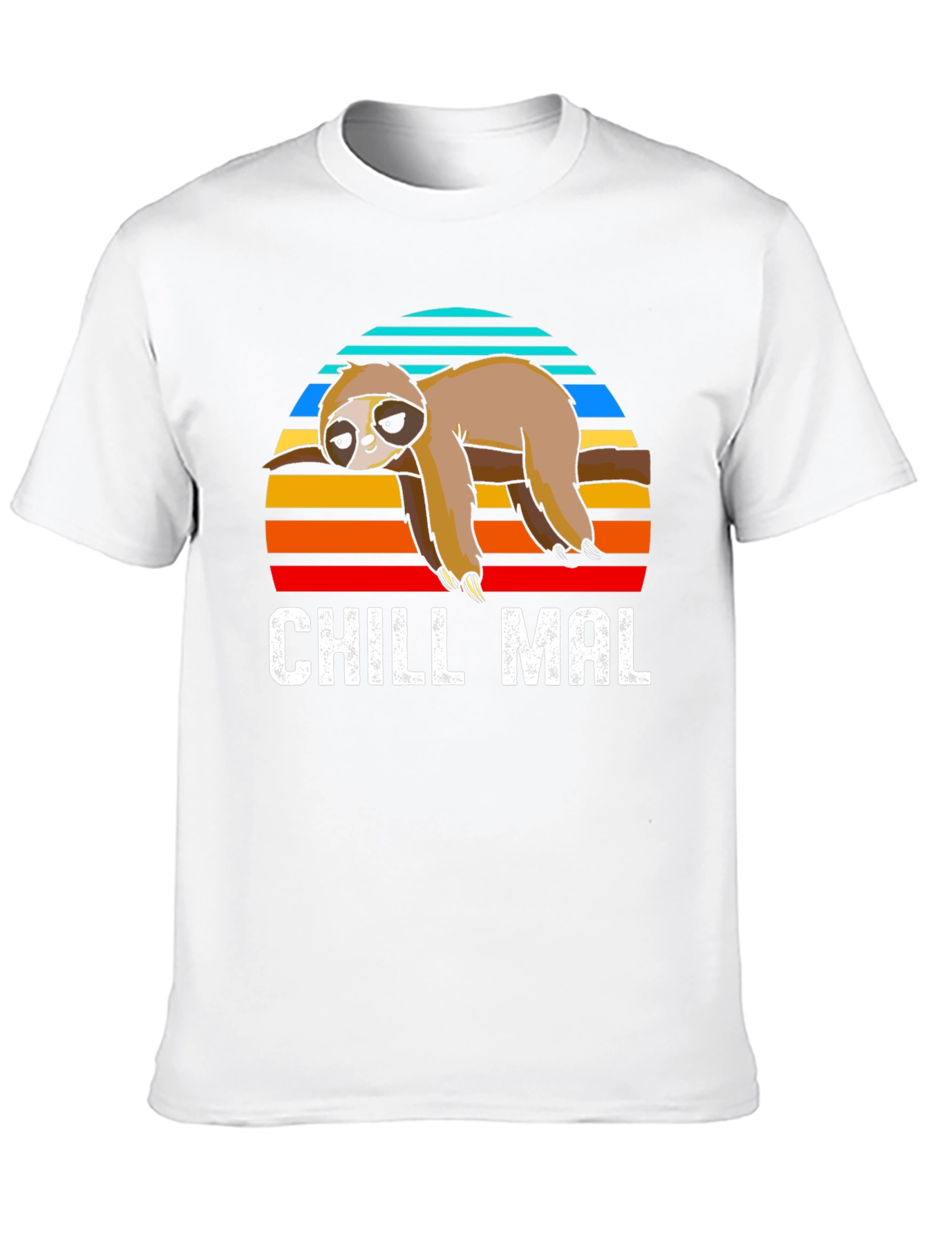 Chill Mal Sloth T-Shirt - Relaxed Comfort