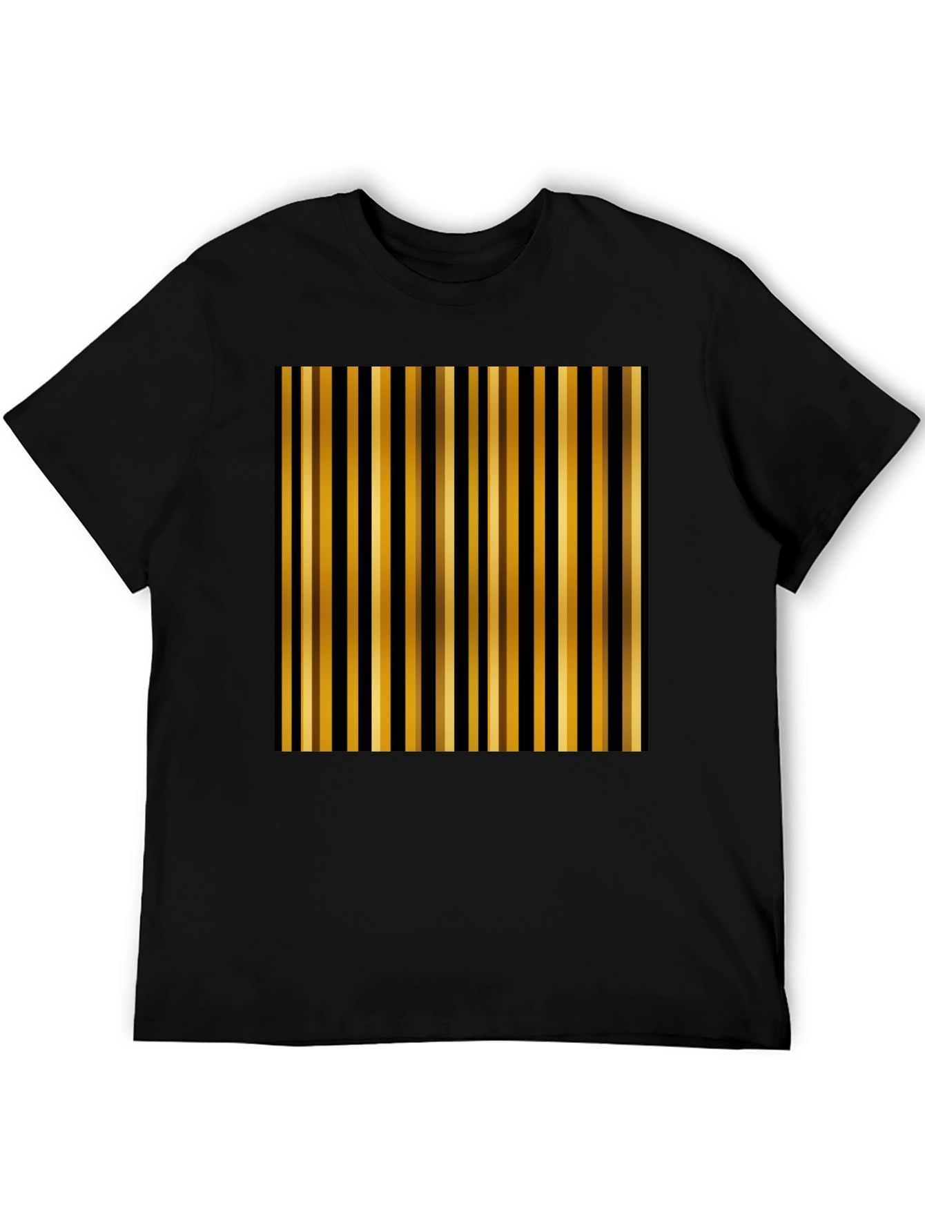 Stylish Striped Graphic Tee - Modern Casual Wear