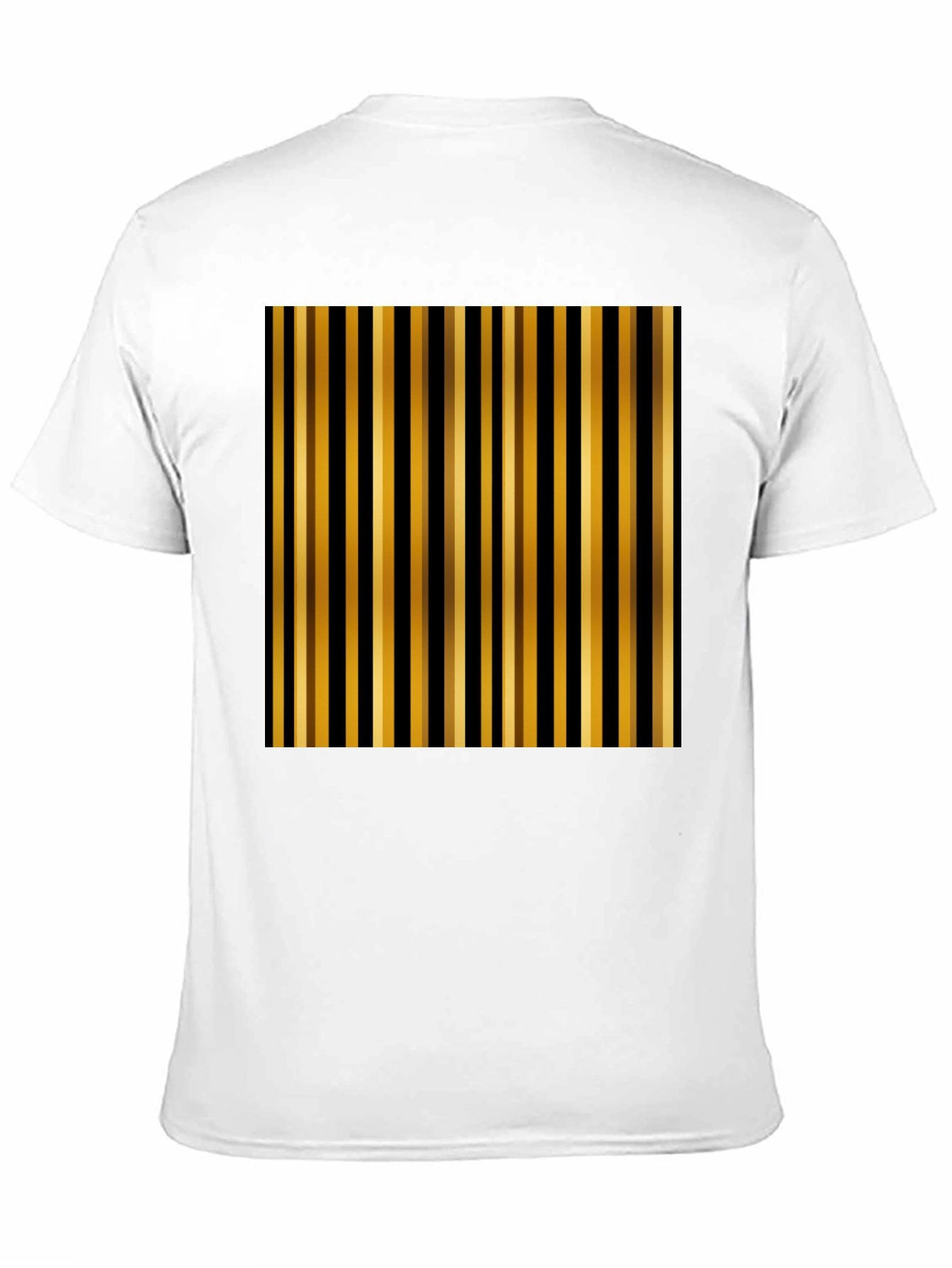 Stylish Striped Graphic Tee - Modern Casual Wear