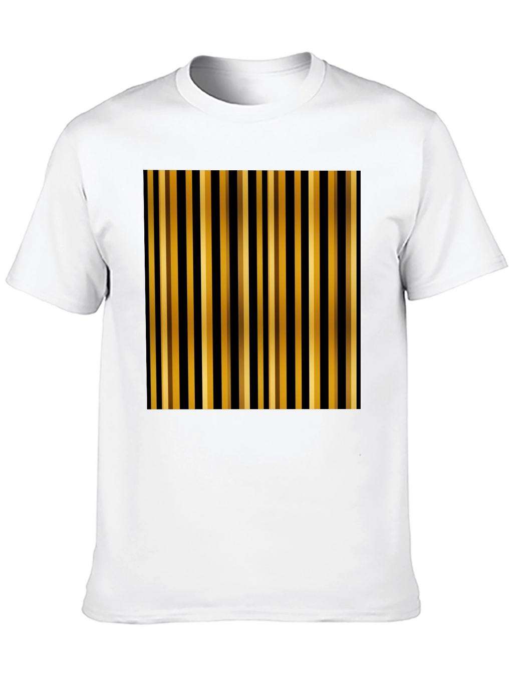 Stylish Striped Graphic Tee - Modern Casual Wear