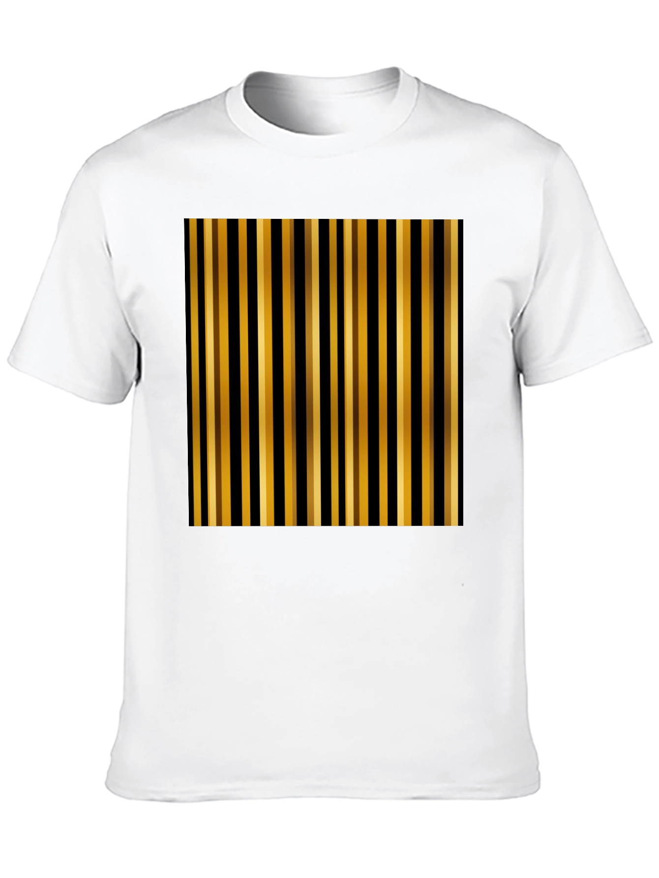 Stylish Striped Graphic Tee - Modern Casual Wear