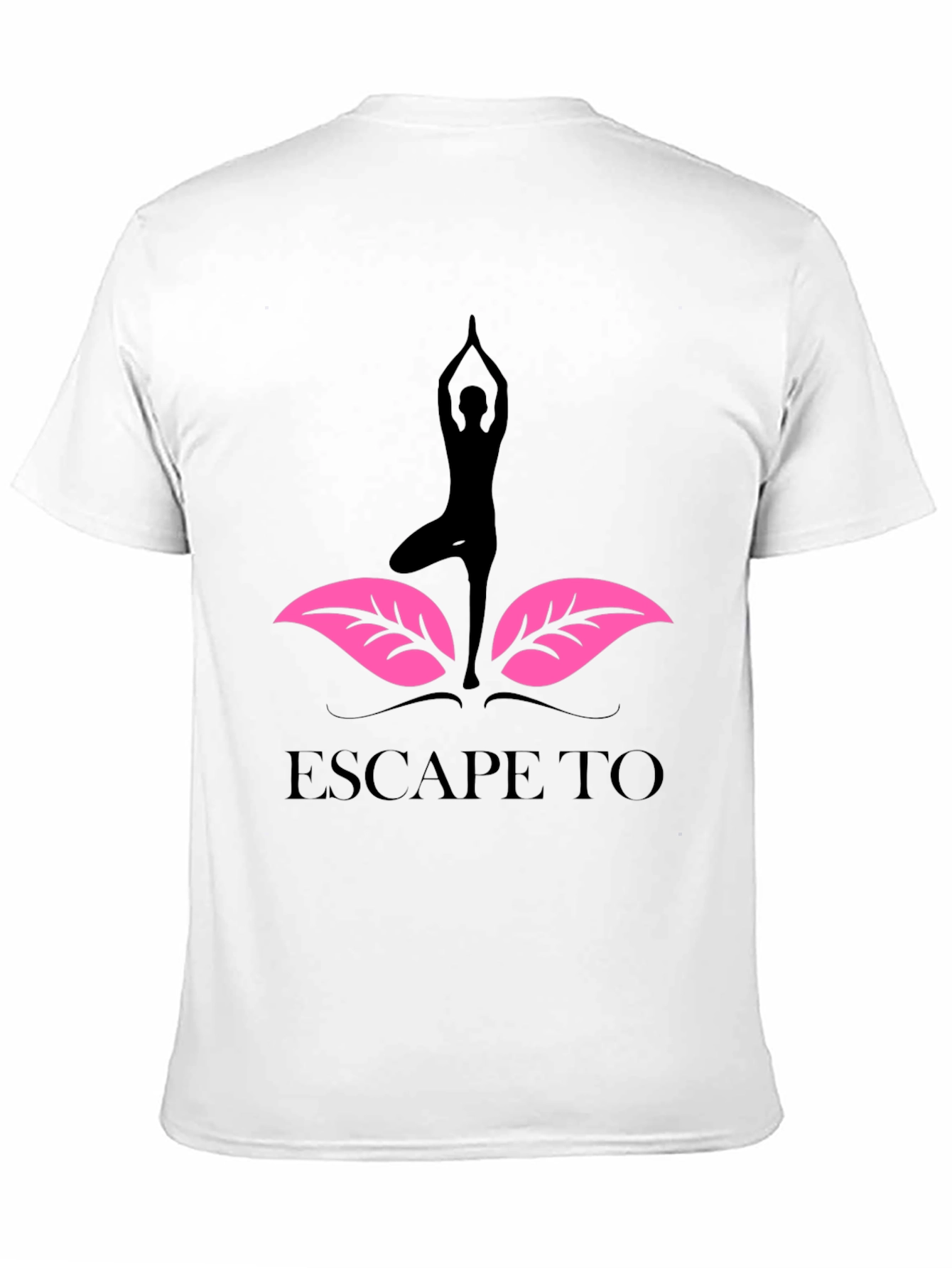 Yoga Escape T-Shirt - Black Graphic Tee