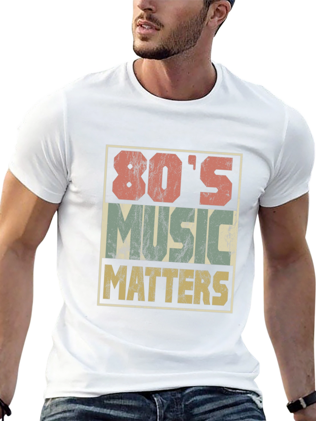 80s Music Matters Graphic T-Shirt