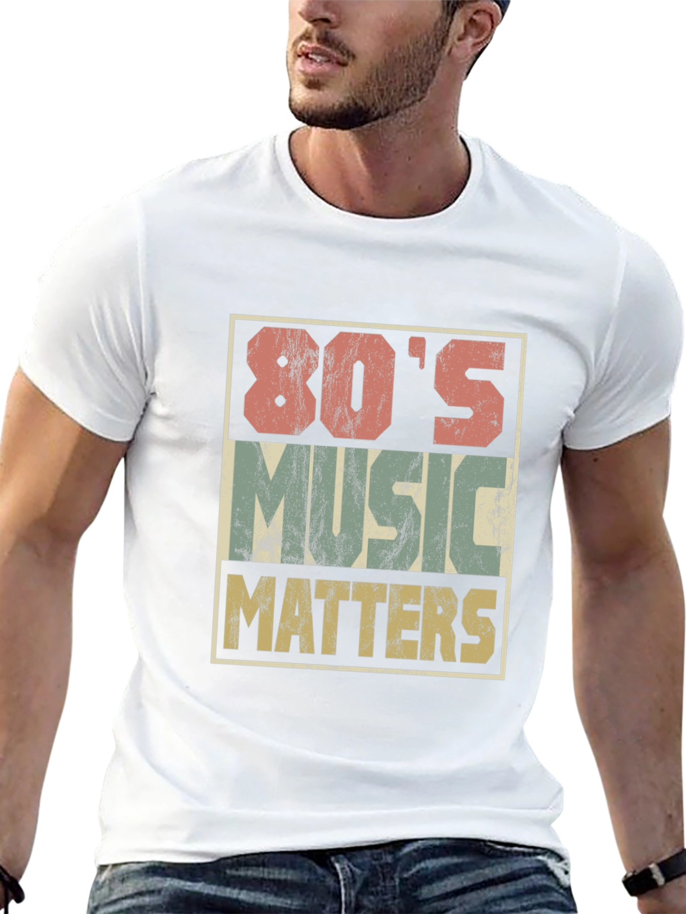 80s Music Matters Graphic T-Shirt