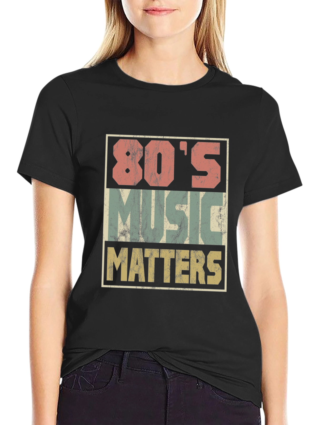 80s Music Matters Graphic T-Shirt
