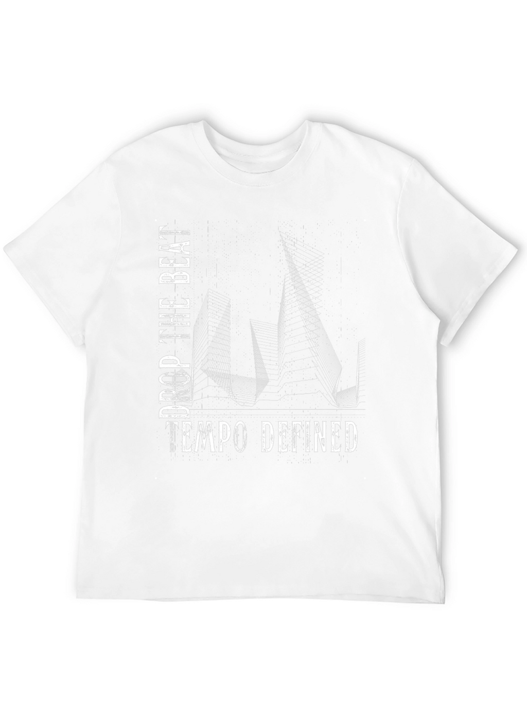 Drop the Beat Tempo Defined Black Graphic Tee