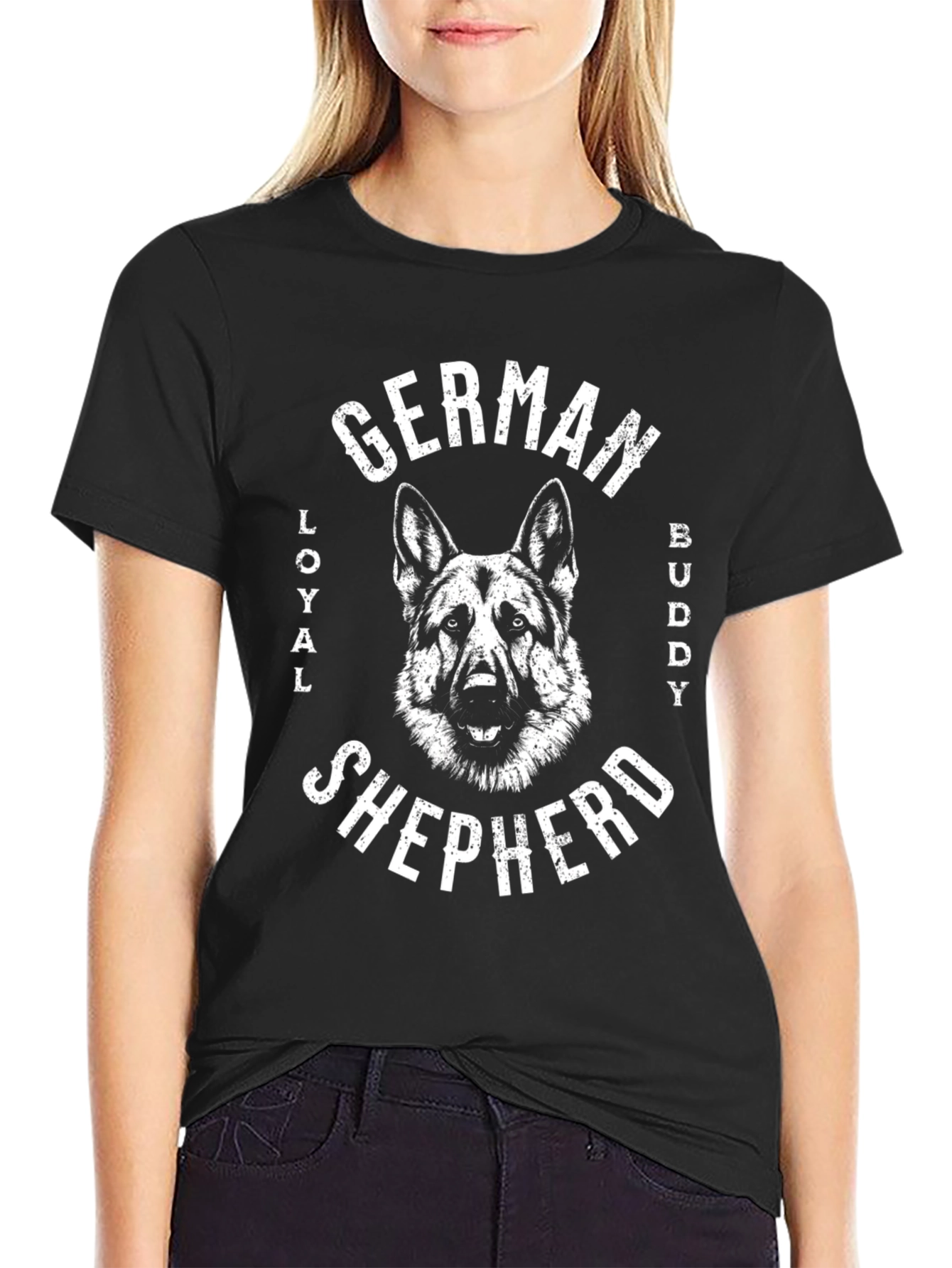 German Shepherd T-Shirt - Loyal Buddy Dog Tee