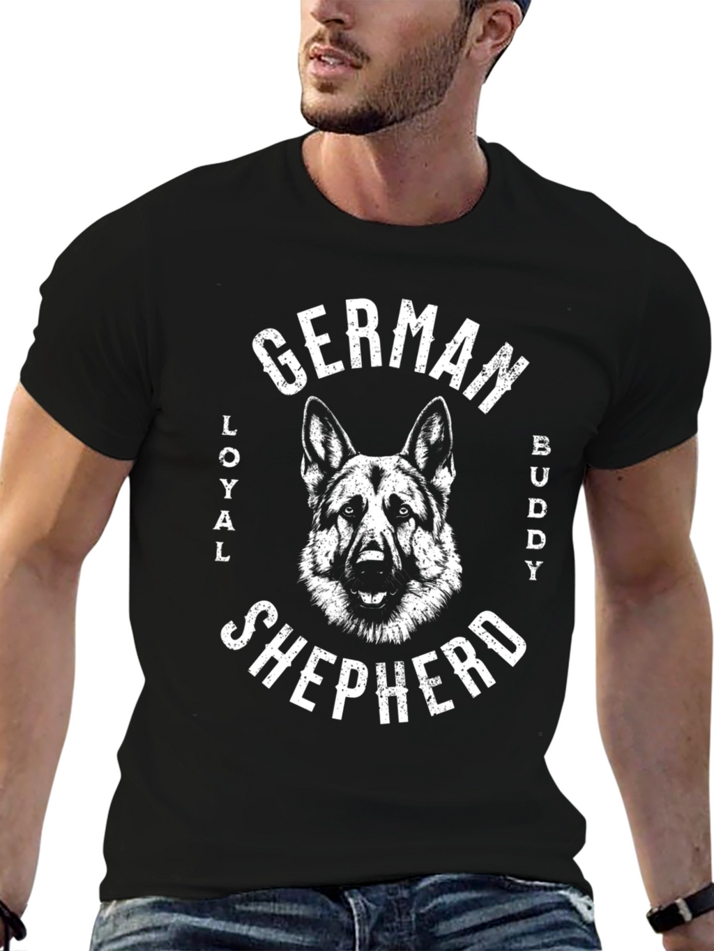 German Shepherd T-Shirt - Loyal Buddy Dog Tee