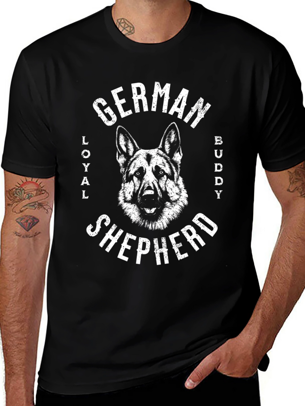 German Shepherd T-Shirt - Loyal Buddy Dog Tee