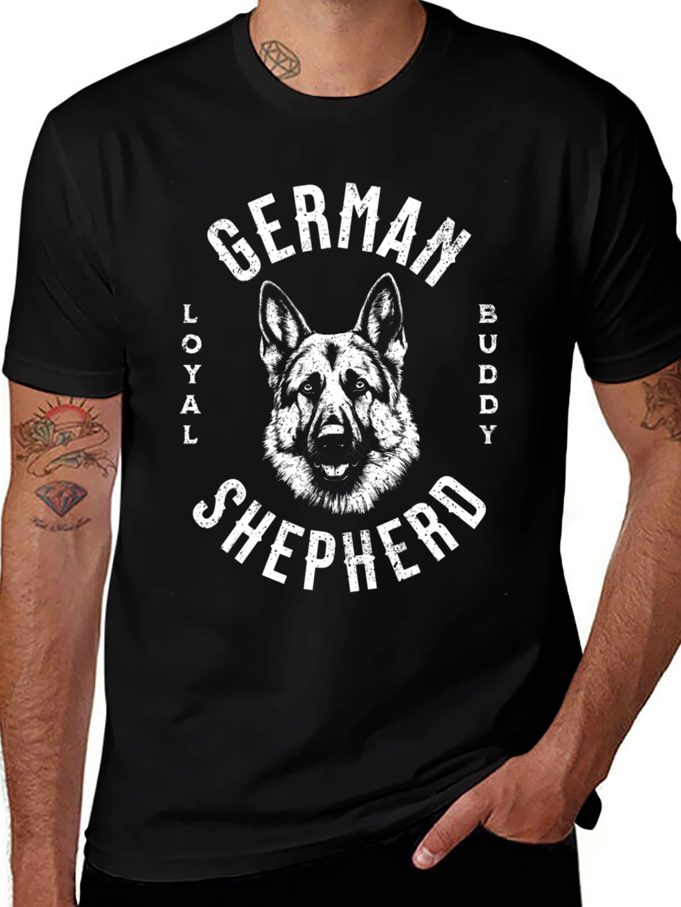 German Shepherd T-Shirt - Loyal Buddy Dog Tee