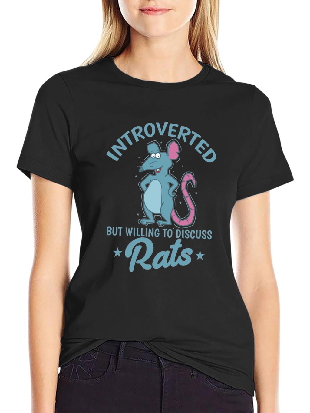 Introverted Rats Graphic Tee - Funny Animal Lover T-Shirt
