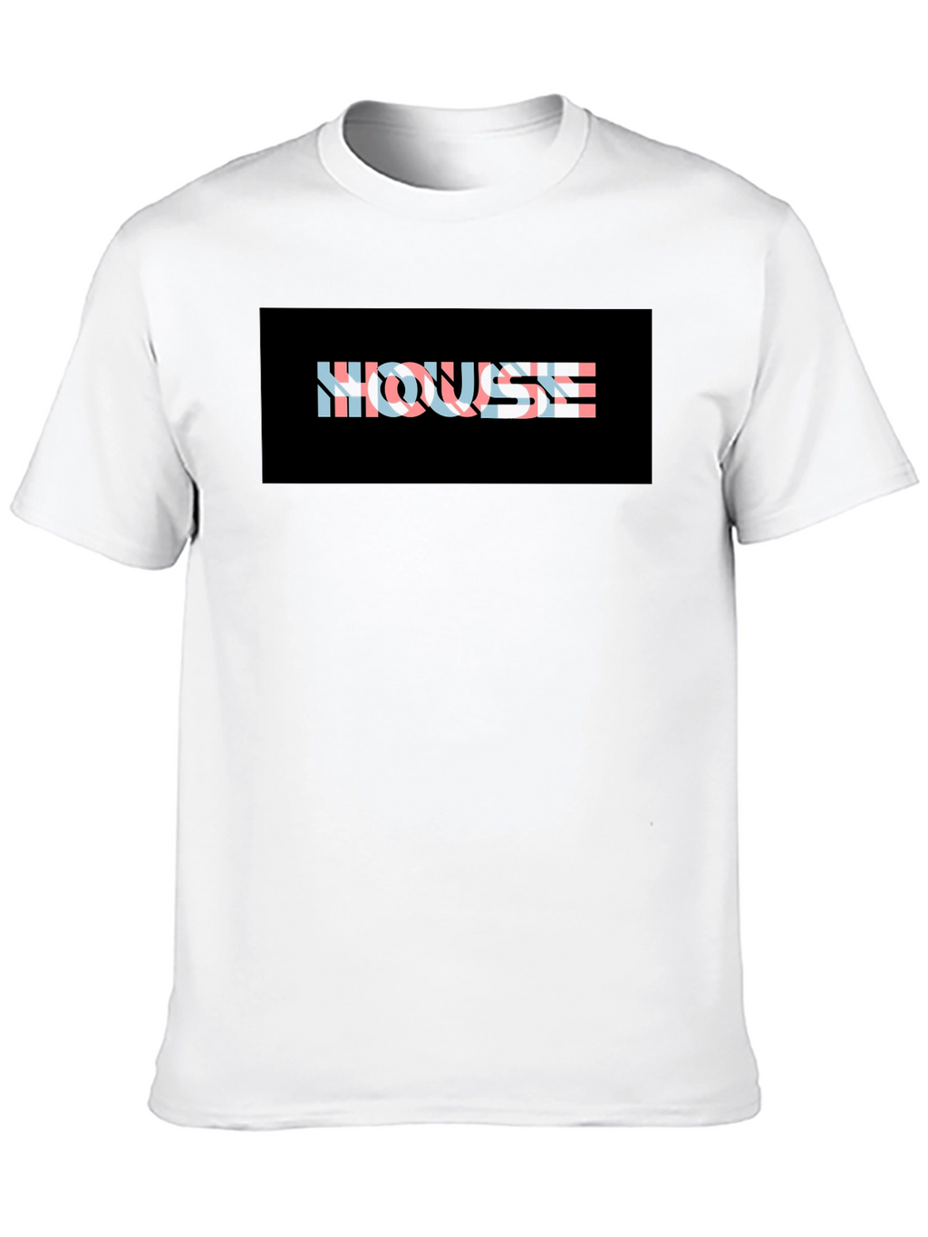 Black HOUSE Graphic Print T-Shirt