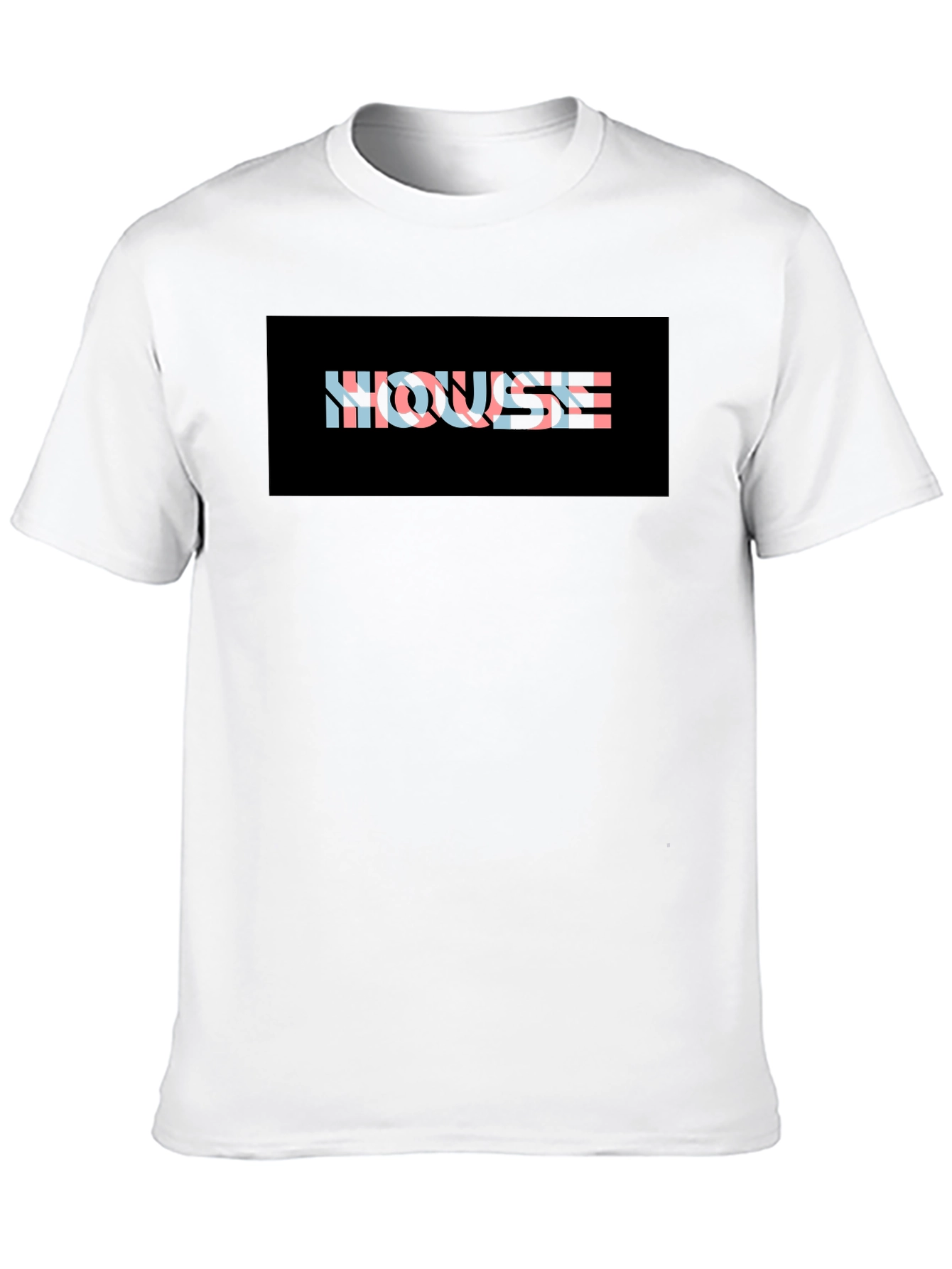 Black HOUSE Graphic Print T-Shirt