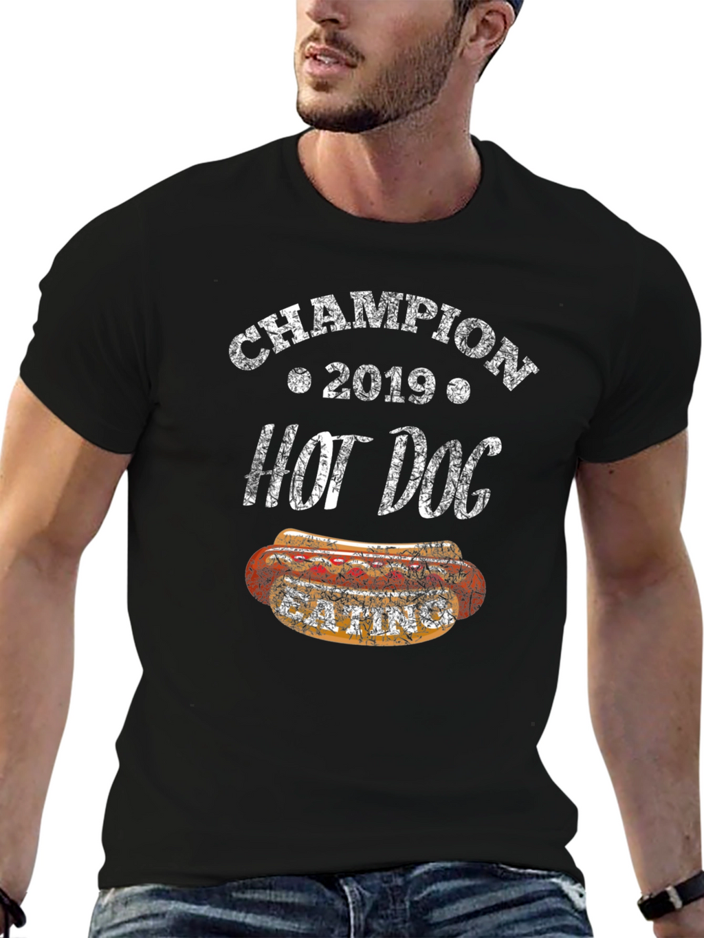 Champion 2019 Hot Dog Eating T-Shirt