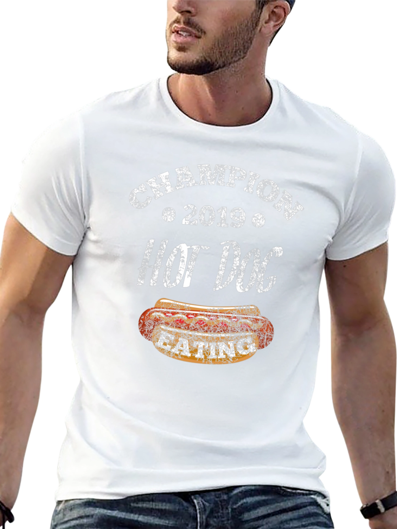 Champion 2019 Hot Dog Eating T-Shirt