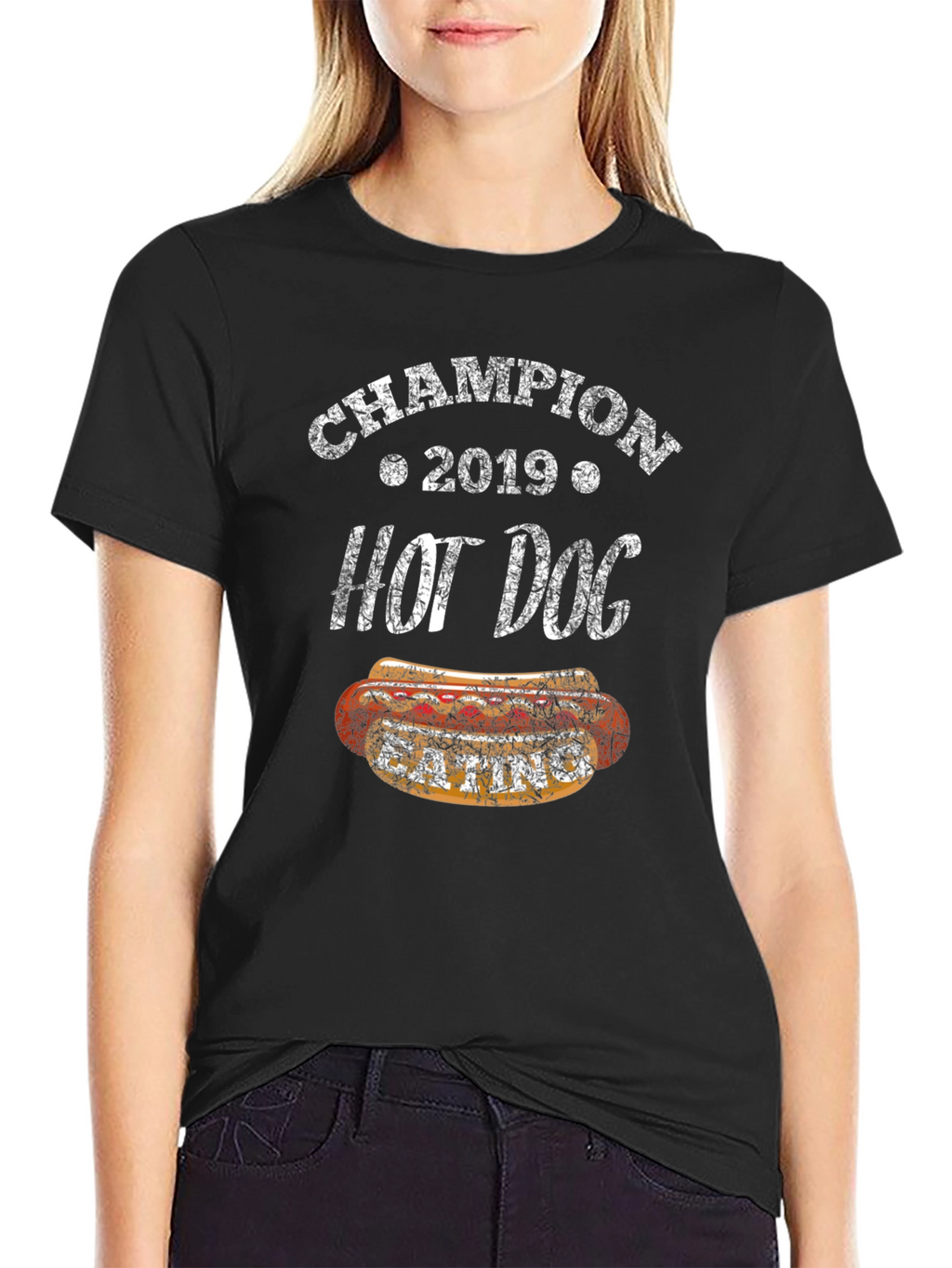 Champion 2019 Hot Dog Eating T-Shirt
