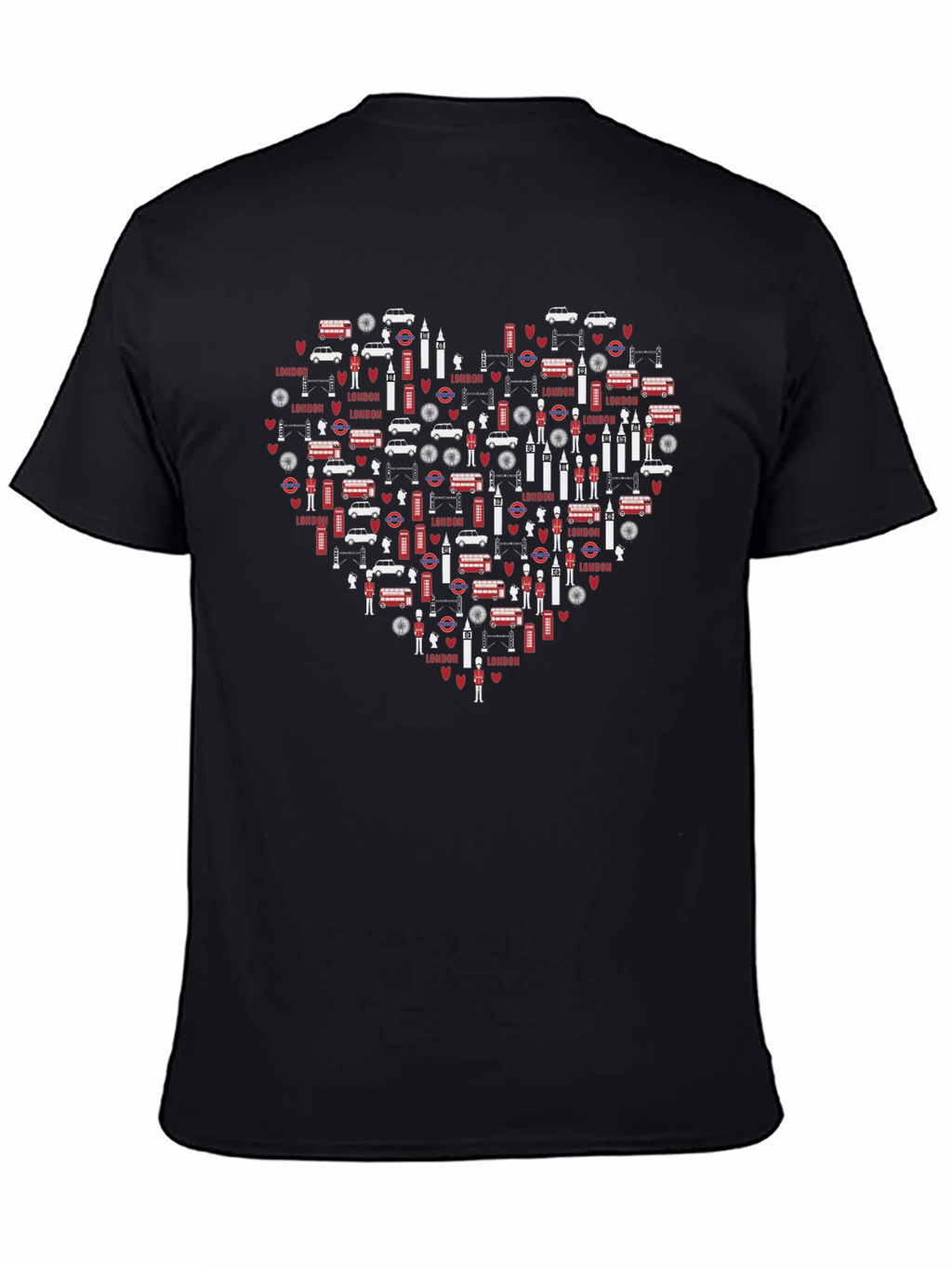 London Love Black T-Shirt